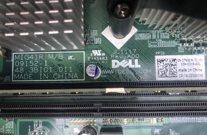 全新戴尔g41 dell vostro 230 v230s主板 mig41r jl1117 7n90w(全新