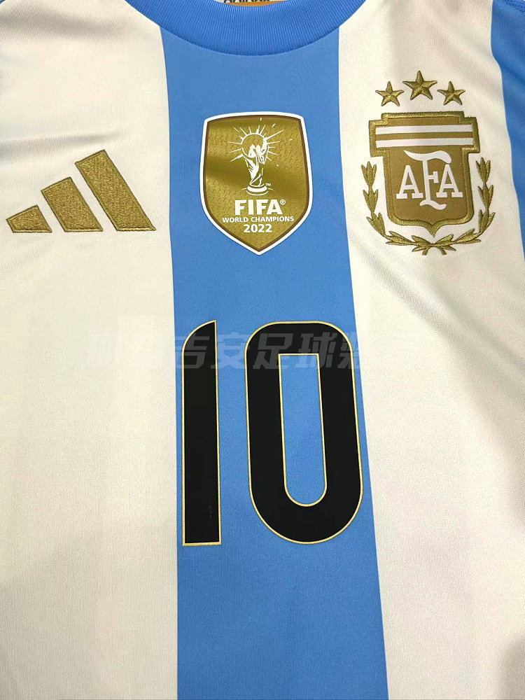 亲测~adidas阿根廷梅西主场球员版球衣-来自【珂绮吉安足球装备店】