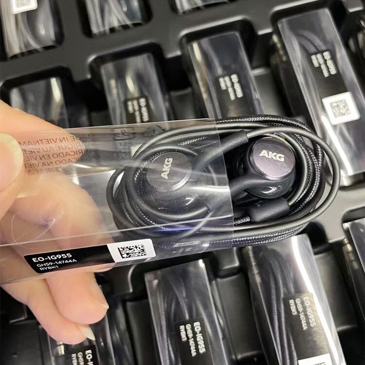 耳机适用三星原装akgs10手机s8 s9 线控入耳普通有线耳机