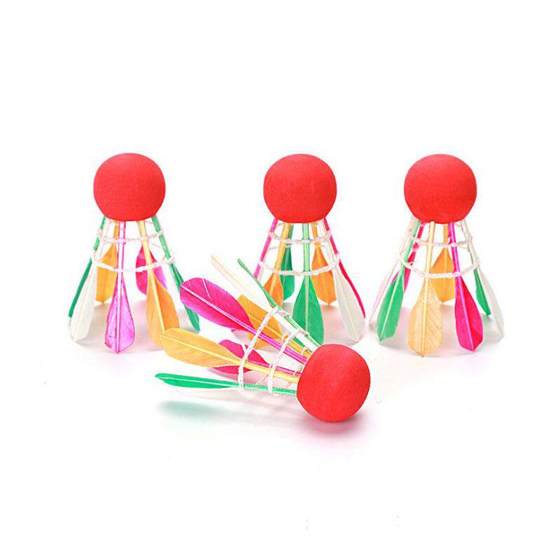 8023嗒嗒6只装耐打球鹅毛材质塔哒哒比赛用球嗒嗒球