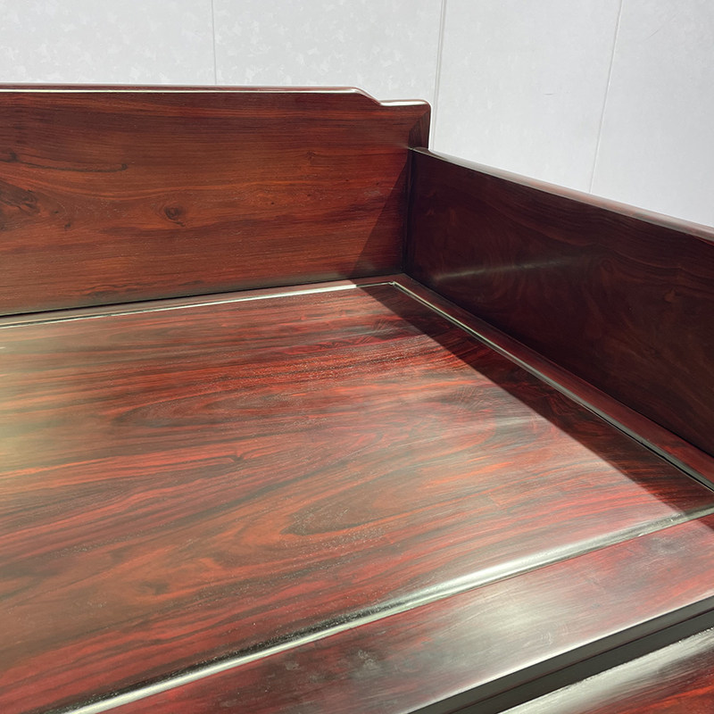 罗汉大红酸枝明式中式实木单人单人床床榻红木罗汉床