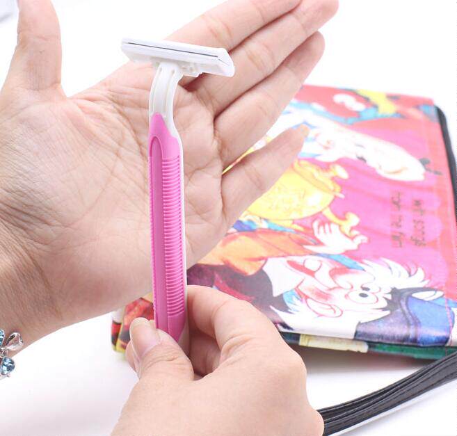 8个装 女士腋下手动腋毛剃毛刀 女用腿毛刮毛刀腋毛脱毛剃刀包邮