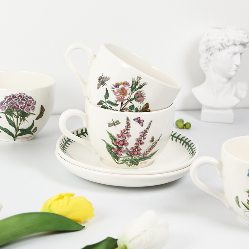 英国进口portmeirion波特美林陶瓷早餐餐杯咖啡杯茶壶茶杯