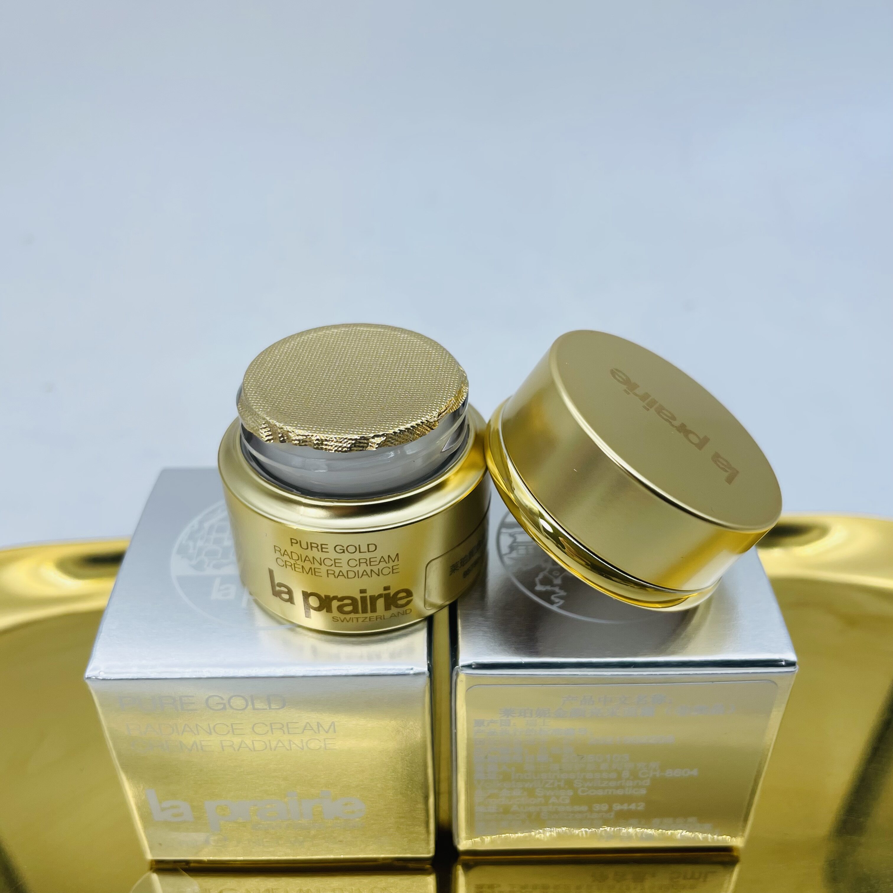 lp瑞士莱珀妮新款黄金颜亮面霜5ml小样密封乳液