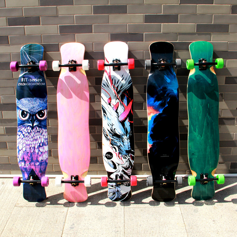 战翼fit长板专业长舞公路dc平花男女成人滑板