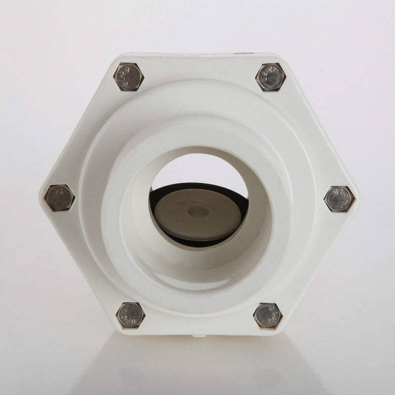 面盆厨房50下水道马桶pvc排水管防臭防反水翻板式止回阀逆止阀110