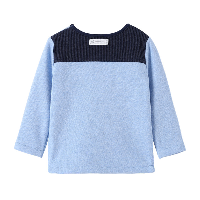 圣宝度伦宝宝秋装童装长袖圆领上衣男童新款小童t恤
