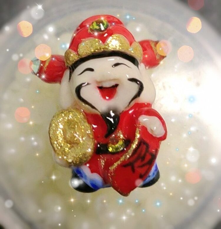 2021新年美甲财神招财好运3d立体雕花浮雕美甲工具