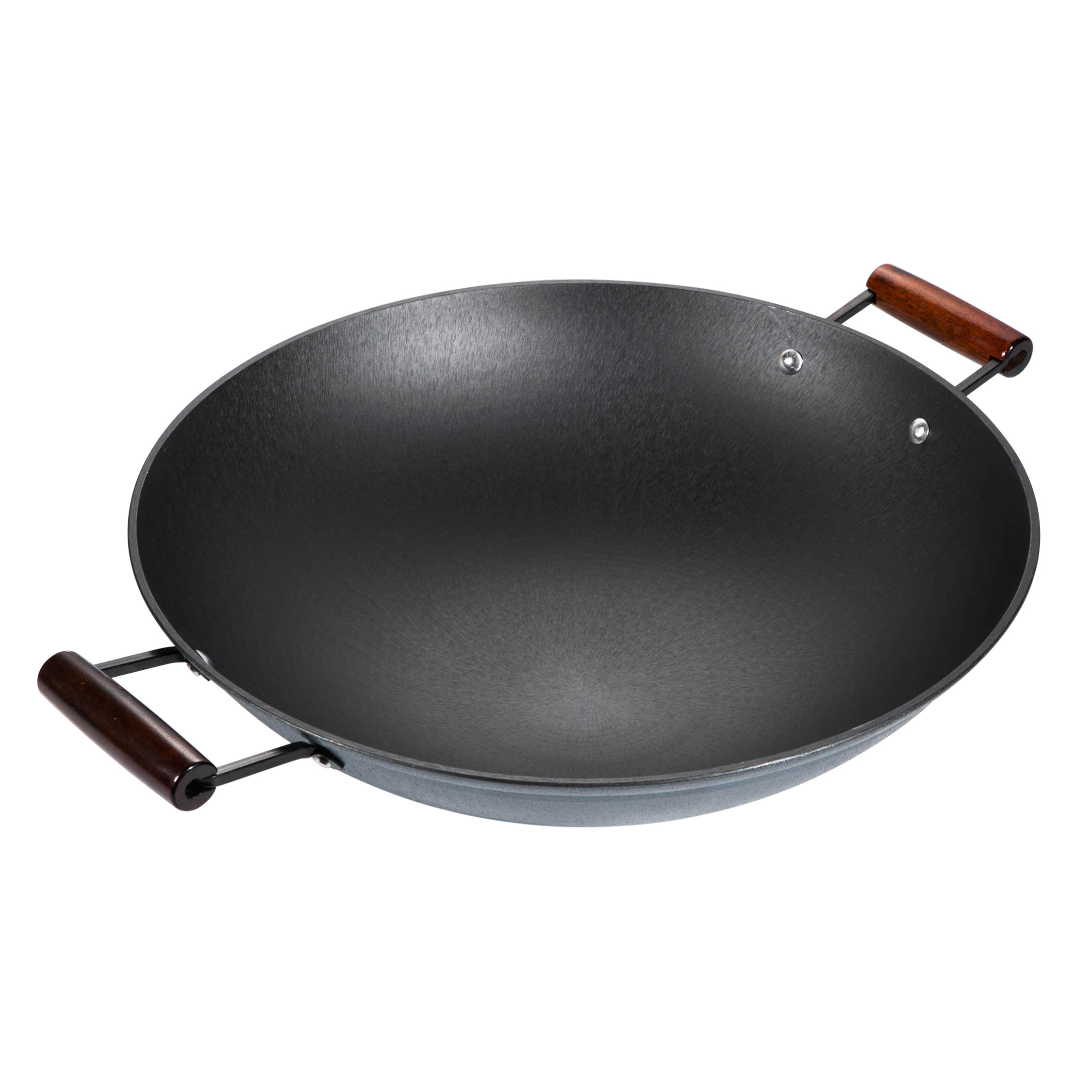 铁锅双耳铸铁老式手工炒菜菜锅家用圆底炒锅炒锅