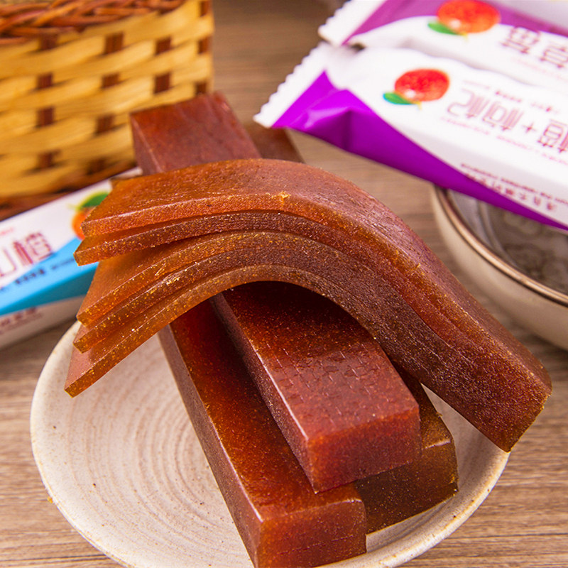 山楂片蓝莓红枣蜂蜜杏果丹皮无添加香精山楂儿童山楂类制品