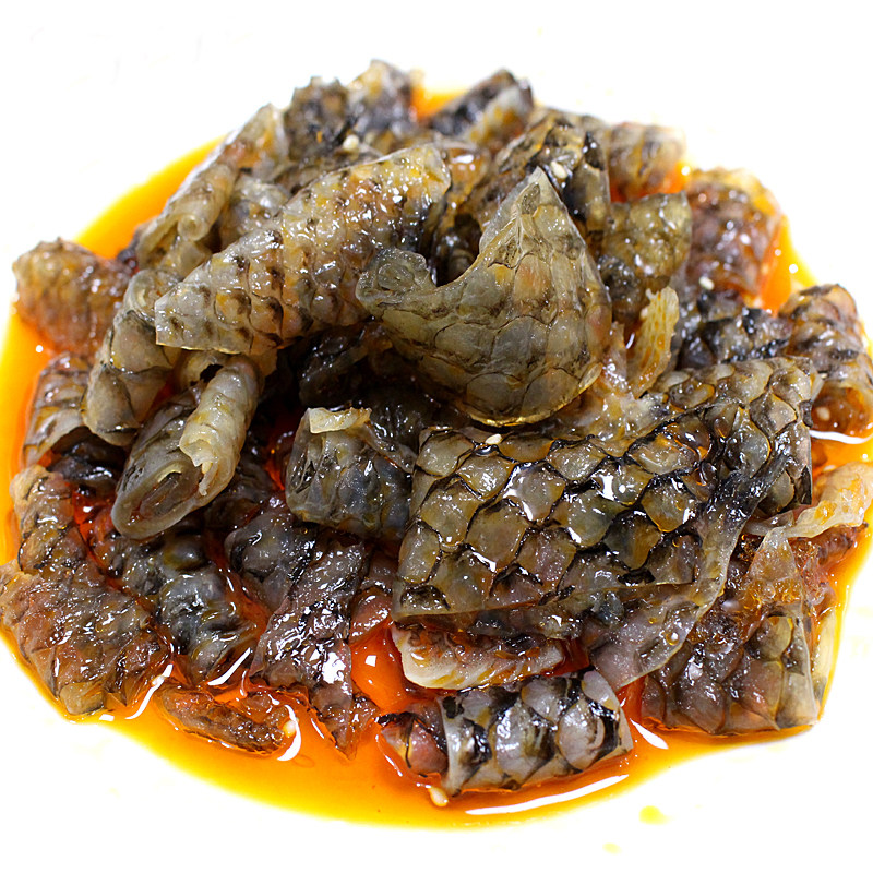 鱼皮红油鱼皮卷江帆馋嘴爽脆香辣开袋即食海鲜即食鱼零食