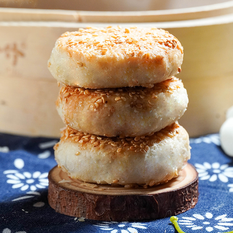 包邮成都文殊院宫廷糕点椒盐麻饼四川特产点心传统中式糕点