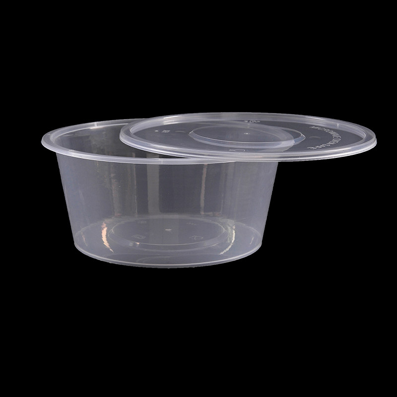 3000ml圆形一次性打包盒快餐盒龙虾塑料盒火锅酸菜鱼超大饭盒