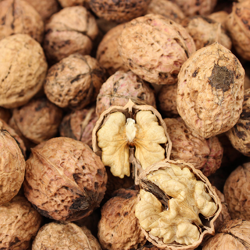 核桃大果2斤 云南薄皮/漾濞纸皮核桃1000g 满4斤送一斤 2018新货