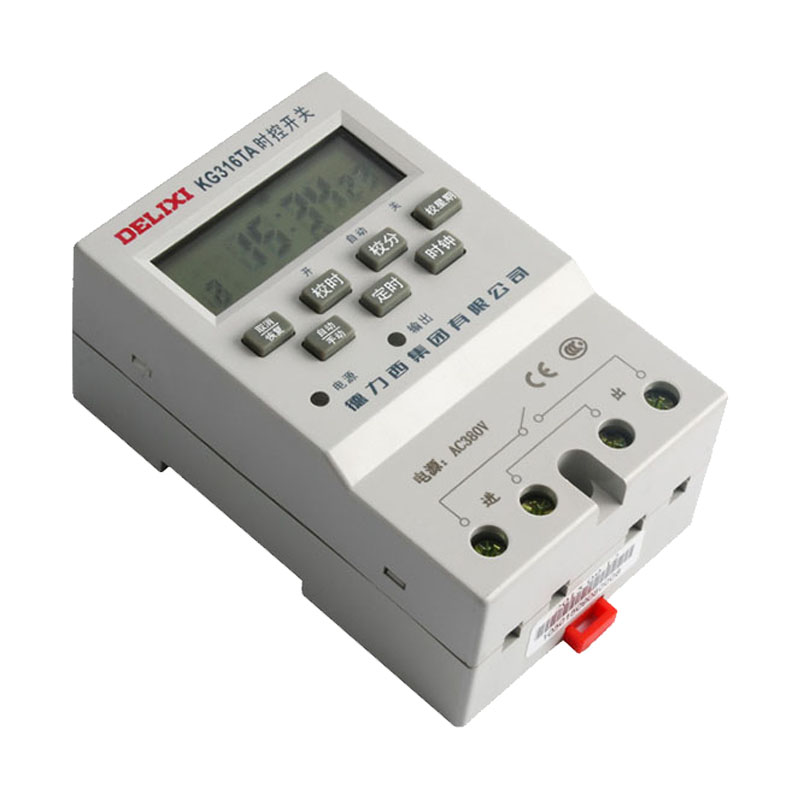 德力西微电脑时控kg316ta定时开关自动定时器220v16定时器