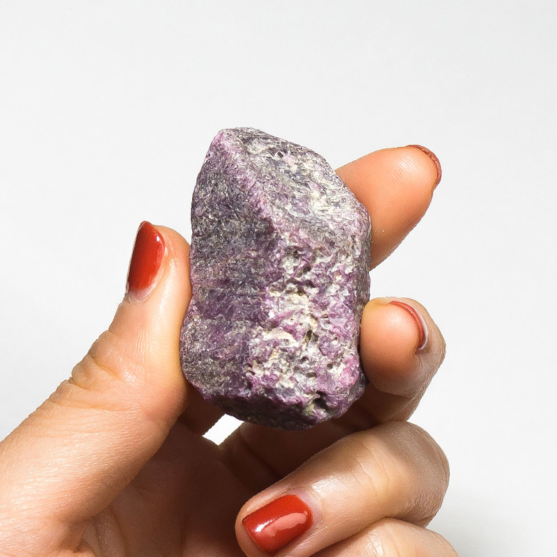 灵石之约天然红宝石红刚刚玉原石疗愈石原矿脉摆件
