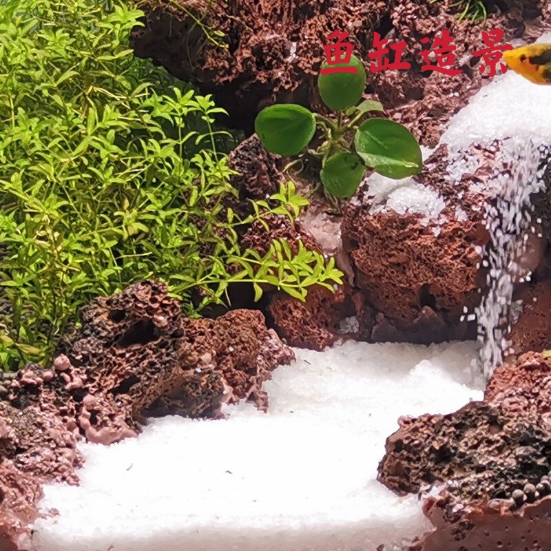 鱼缸造景套餐流沙瀑布专用白沙石英砂装饰底沙造景