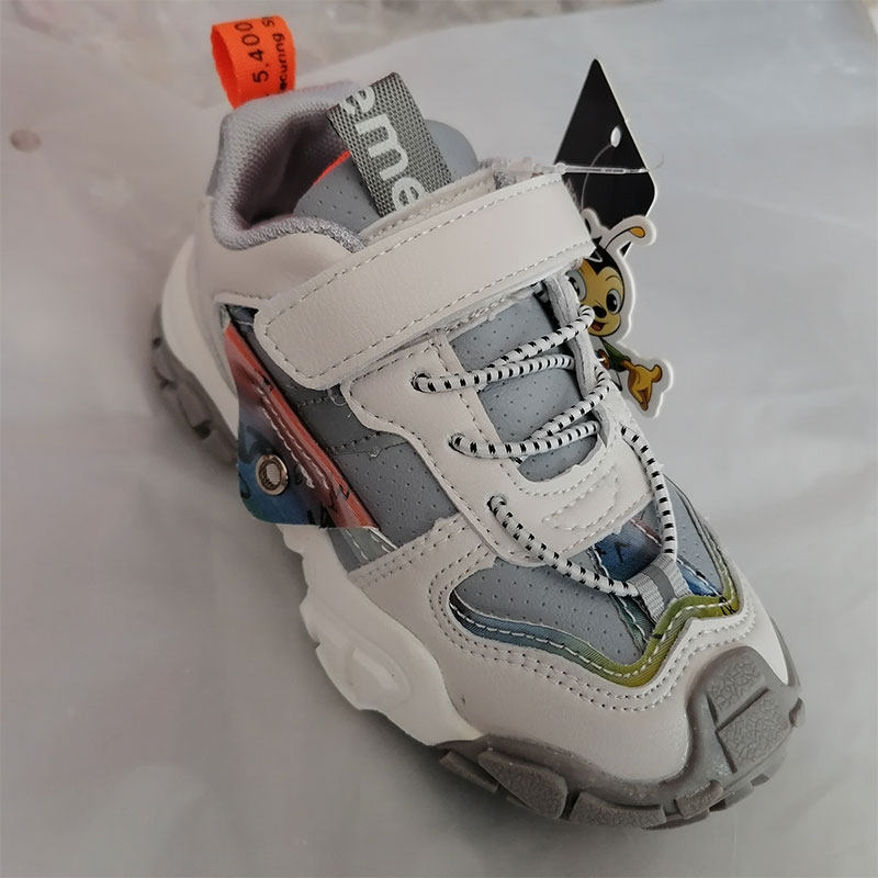 黄蜂比奇品牌童鞋男童好看皮面防水轻便软底运动鞋运动鞋