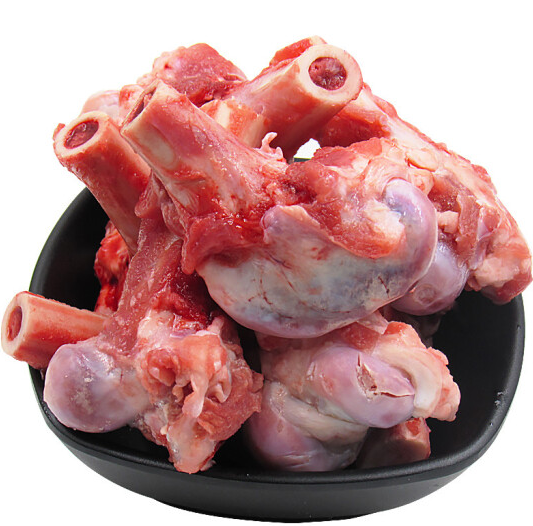 新鲜羊腿骨 进口羊腿骨 带肉羊筒骨 羊烫骨头带骨髓 酒店烧烤食材