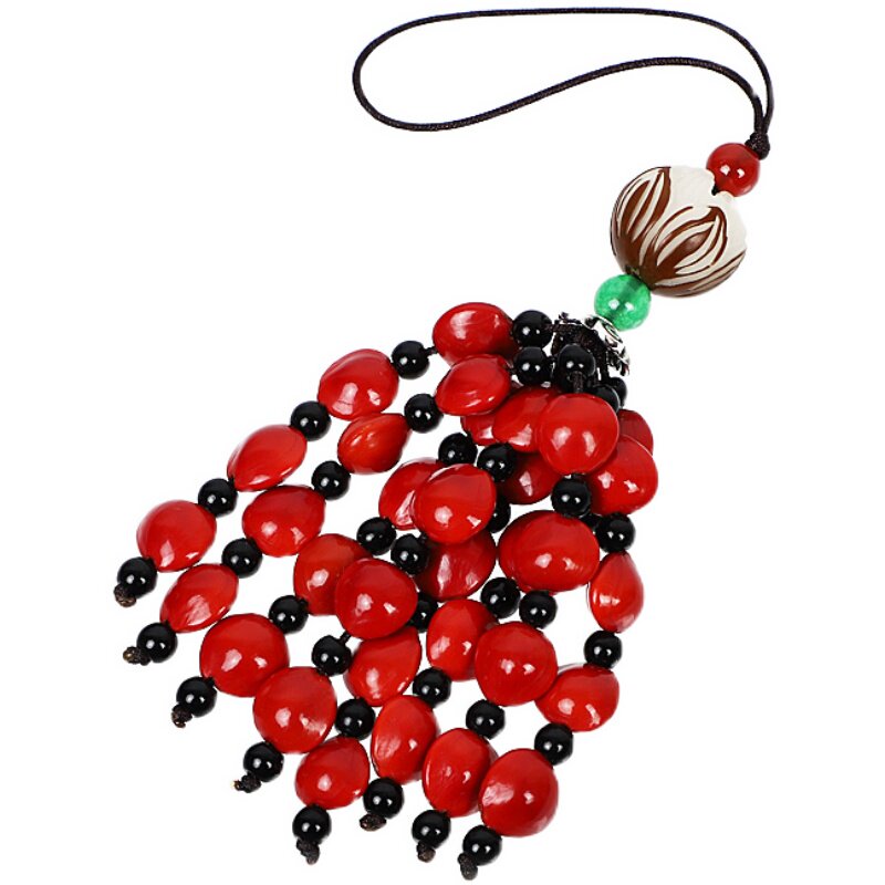 创意相思豆红豆菩提提子手机挂件饰品吊坠古风钥匙扣