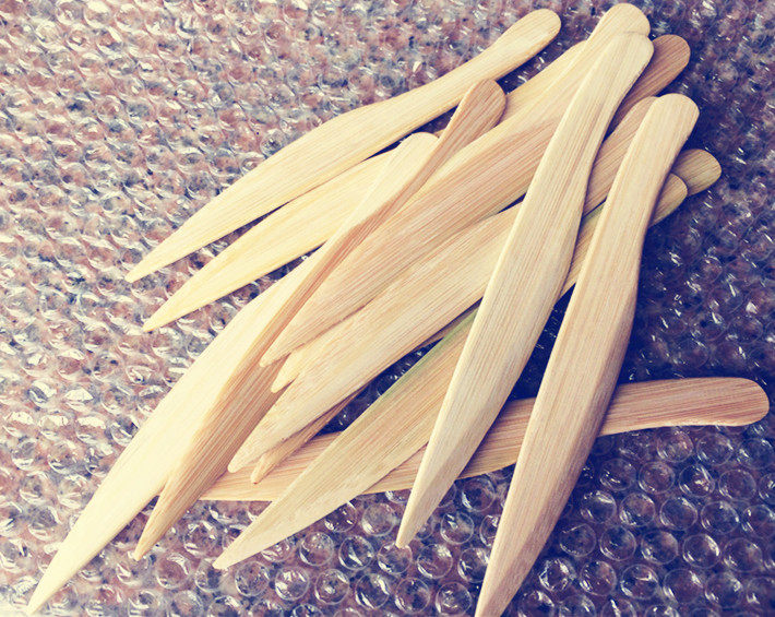 原生态不上上漆竹片中药材竹刀竹子刀裁纸刀水果竹编