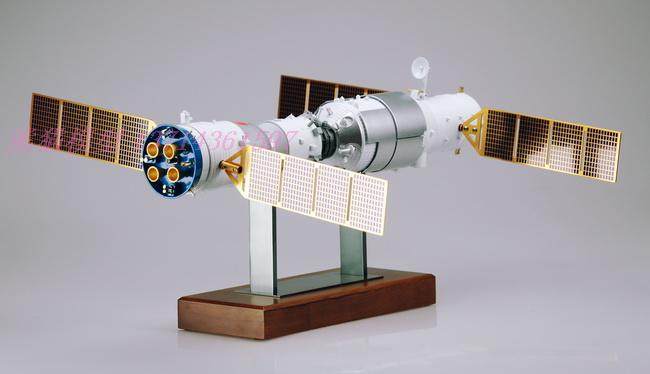 神舟载人成品模型合金飞船九号组合交会天宫航模