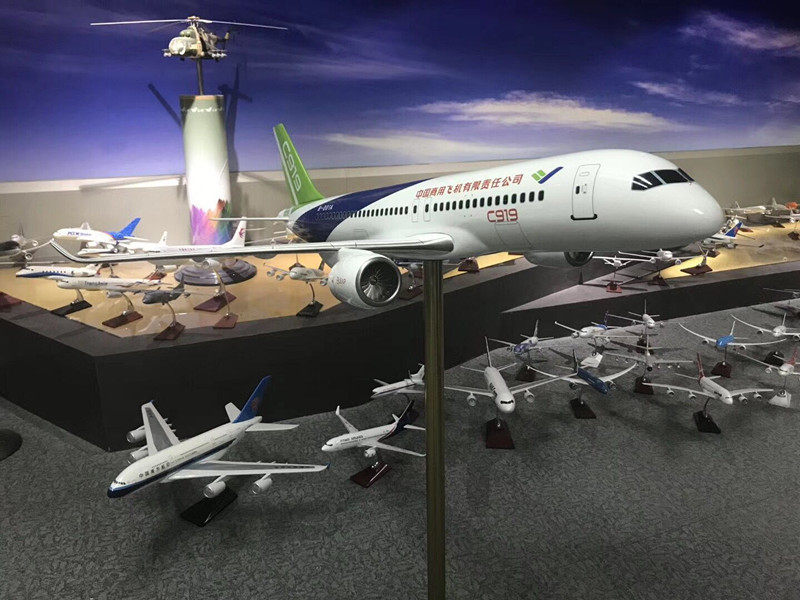 12米c919民航客机仿真合金成品模型航模展厅航模