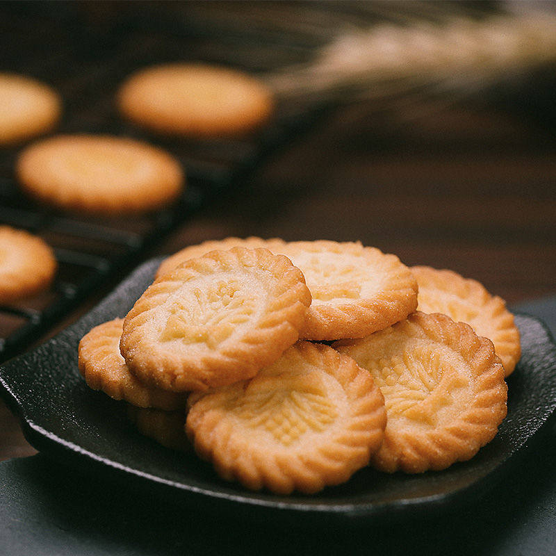 饼干上海三牛万年青400g葱油香味正宗怀旧官方旗舰店酥性饼干