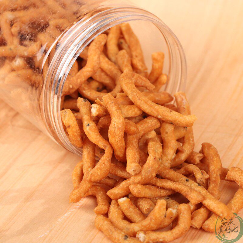 安徽特产怀旧零食油炸角酥条口味芝麻麻味面粉膨化食品