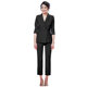 Pure black and white fashion professional suit women's trousers two-piece Korean slim slimming double-breasted small suit jacket trend Pure black and white fashion professional suit women's trousers two-piece Korean slim slimming double-breasted small suit jacket trend