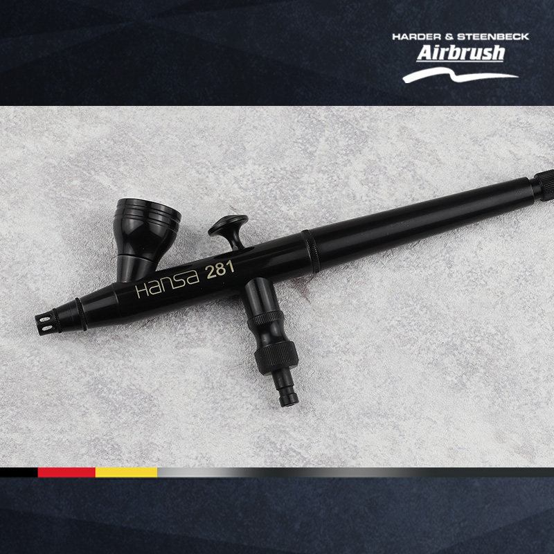德国汉莎hansa281限定口径壶单动喷笔模型上色工具模型制作工具