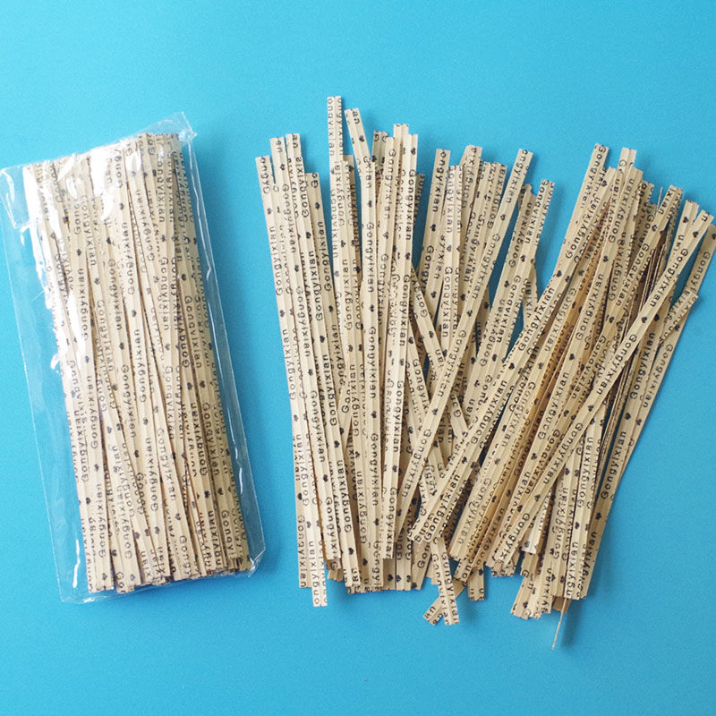 牛皮纸扎带扎线扎条吐司袋面包包袋饼干食品专用点心包装盒