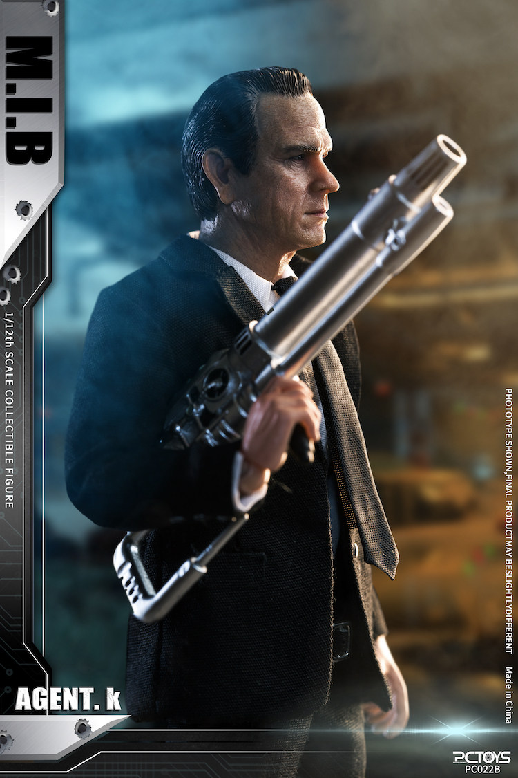 pctoys黑衣特工pc022探员黑衣人6寸可动人偶现货兵人专区