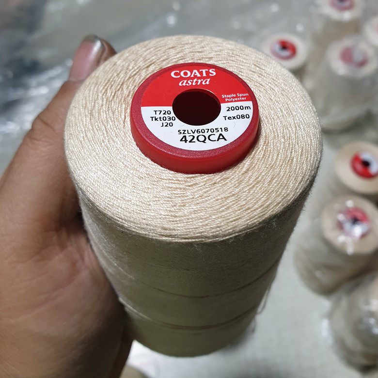 粗线牛仔进口coats高士涤纶缝纫线