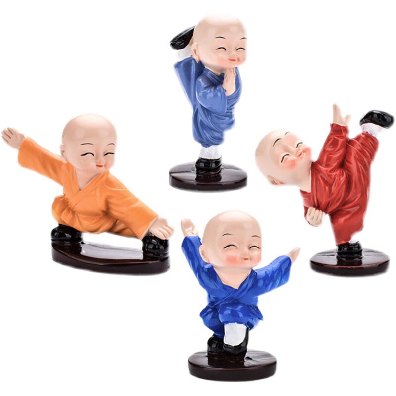 汽车摆件可爱贤二和尚车饰禅意公仔