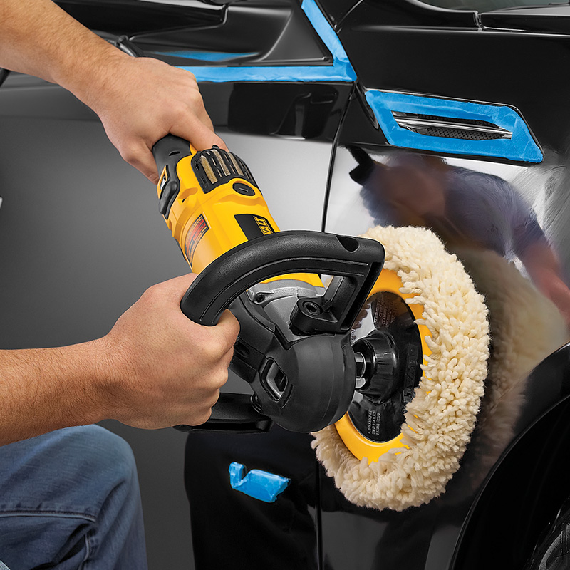 得伟汽车抛光机美容封釉打蜡机划痕旋抛机变调调速抛光机