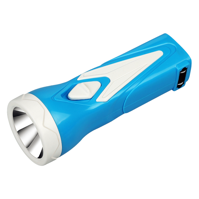 雅格led家用充电式手电筒 强光家居户外便携照明袖珍迷你小手电