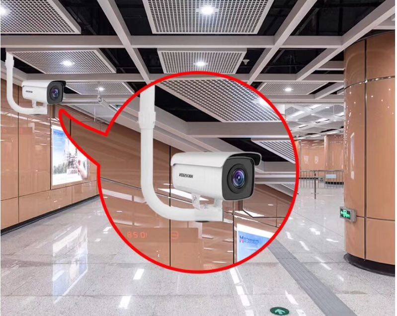 支架监控加长伸缩吊装铝合金万向延伸室外摄像头监控器材配件