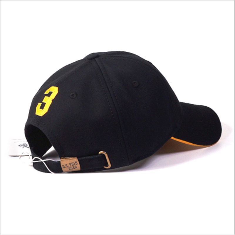 正品美国polo鸭舌帽户外帽子保罗棒球帽男女秋冬运动帽