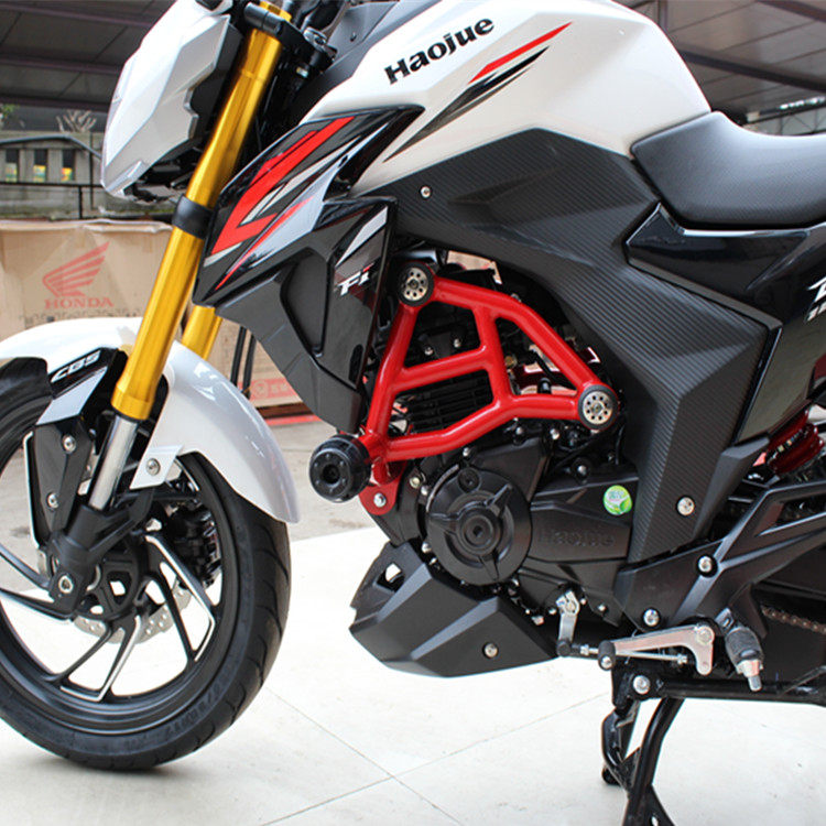 适用豪爵dr160/df150/dr160s改装保险杠防摔棒护杠挡风hj150-10d