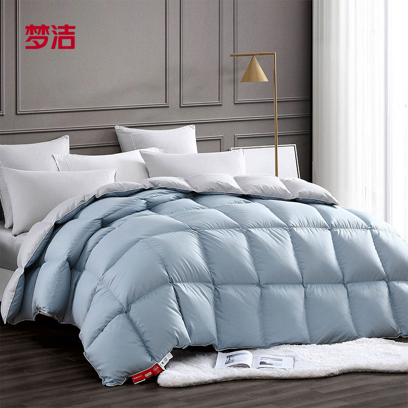 梦洁家纺四季防螨抗菌秋冬鹅绒白鹅绒臻柔羽绒被被子羽绒