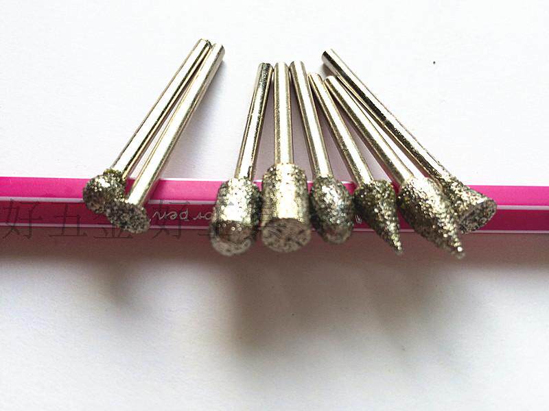 包邮金刚砂磨头电磨机打磨玉石雕刻去皮石碑刻字其他机械五金新