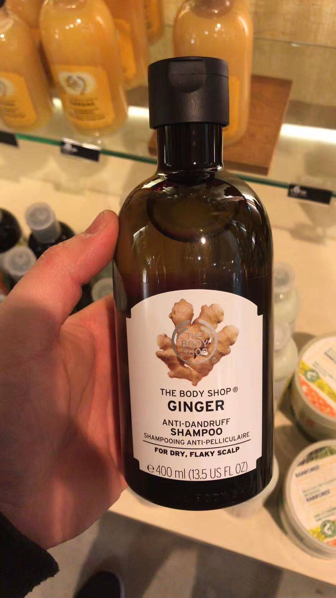 现货thebodyshoptbs英国美体小铺生姜洗发露防脱洗发水