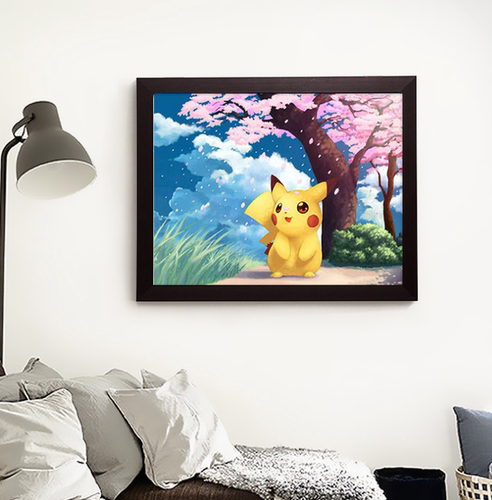 手工活钻石画满钻半成品包邮到家diy在家可做十字绣钻石绣皮卡丘