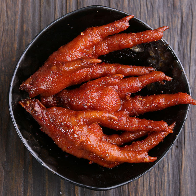      麻辣卤鸡爪