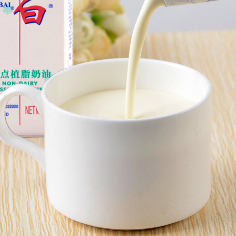 维益金钻凝白甜点植物鲜奶奶油1l包装植脂奶油