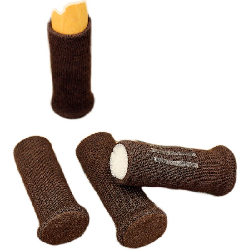 脚垫桌椅简约静音凳脚套针织保护双层家具硅胶桌椅脚套