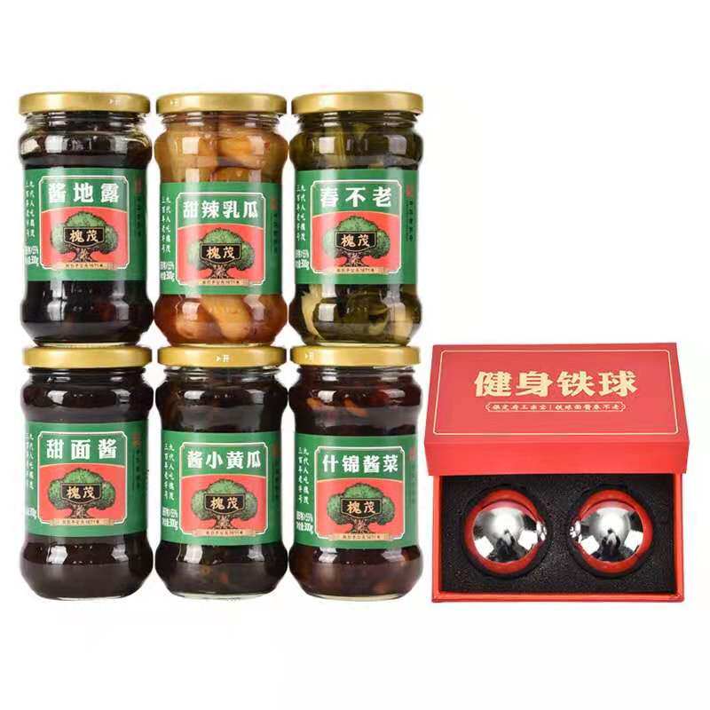 保定特产铁球面酱春不老三宝酱园小菜送礼盒装腌制酱菜