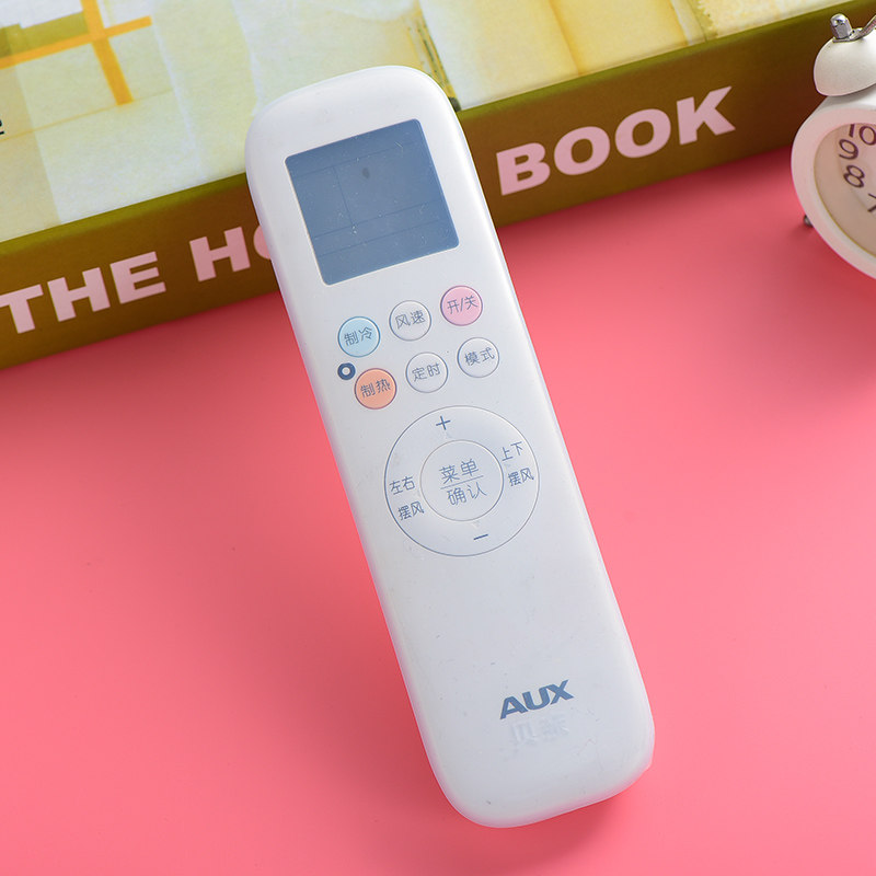 保护套aux奥克斯空调遥控器kfrt35gwnf透明硅胶遥控器防尘套