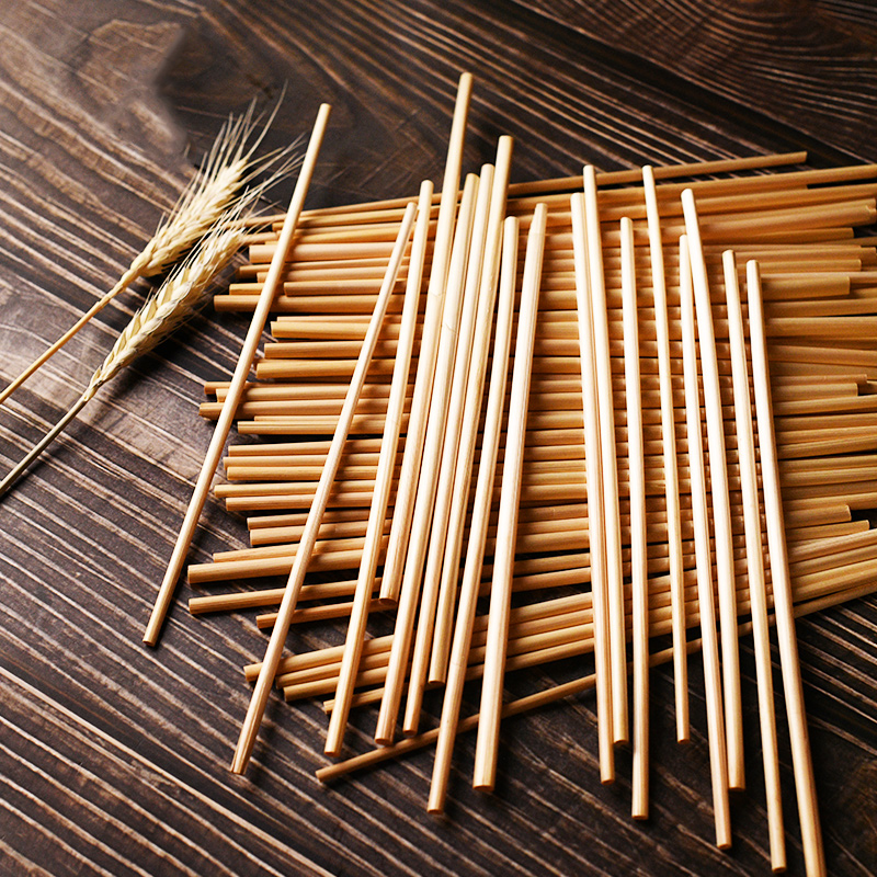 吸管酒吧调酒天然麦秆麦子麦秸秸杆鸡尾酒饮料吸管